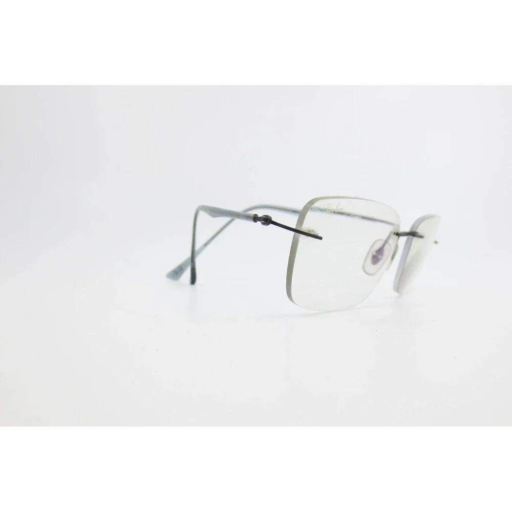 Ray-Ban RB8725 Light Ray Blue Rimless Metal Eyeglass Frames